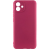 Чохол Silicone Cover Lakshmi Full Camera (A) для Samsung Galaxy A04e, Бордовий / Marsala - купити в SmartEra.ua