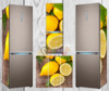 Дизайнерские наклейки на холодильник Лимон