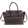 Шкіряна сумка середніх розмірів колір шоколад Італія 776222DB