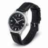 Жіночий годинник Casio LTP-V005L-1A у класичному стилі з чорним шкіряним ремінцем та мінеральним склом