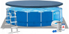 Каркасний басейн Intex 28242 (457х122 см) з картриджним фільтром, драбиною, підкладкою і тентом