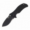 Нож Zero Tolerance FOLDER G-10 BLACK/BLACK , SERRATED, 0350ST