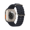 Ремешок силиконовый Hoco iWatch WA12 marine double buckle 42/ 44/ 45/ 49mm midnight blue