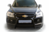 Передняя дуга WT005 Black (нерж.) для Chevrolet Captiva 2006-2019 гг