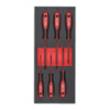 Ложемент з викрутками MILWAUKEE з тригранною рукояткою, TORX (6шт) (45х175,8х417мм) для візків