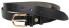 Жіночий шкіряний ремінь Skipper, Україна чорний 2,5 см