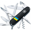 Нож Victorinox Huntsman Ukraine Black «Прапор України» (1.3713.3_T1100u)