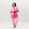 Комплект женский из плюшевого велюра штаны и халат Victoria’s Secret Pink 3432_L 16013 L