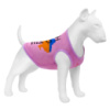 Майка для собак WAUDOG Clothes малюнок «Дім», сітка, XS, B 26-29 см, C 16-19 см, рожевий