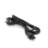 Кабель питания Schuko PC-186 CEE7/7-IEC C5, 1.2M, 0.75mm, для ноутбука, OEM Q25/300
