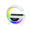 Настільна смарт лампа годинник BT-3401 LED Wireless Charging Speaker з бездротовою зарядкою