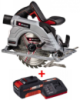 Пила циркулярна акумуляторна Einhell TE-CS 18/190 Li-Solo New : з 18 V 4,0 Аг+ЗП