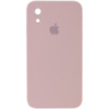 Чохол Silicone Case Square Full Camera Protective (AA) Для Apple iPhone XR (рожевий / Pink Sand) - купити в SmartEra.ua