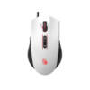 Мышь компьютерная проводная Bloody ES7 Panda White черная с белым