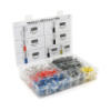 Набор клемм/наконечников 2000/24шт (E0508w-550 E2508b-250,E1008r-350,E1508bl-300,E4009gr-60,E7508gr-450,E6012y-40)в боксе