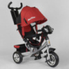 Велосипед 3-х колёсный 6588 - 24-545 Best Trike (1) Красный, КОЛЕСО ПЕНА, d=25см переднее, d=20см задние, ФАРА, в коробке