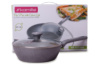 Сковорода антипригарная Kamille 240 мм Granite глубокая с крышкой (4275GR)