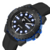 Чоловічий спортивний годинник Sanda 3118 Black-Blue з водонепроникністю 50 м та календарем