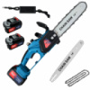 Акумуляторна ланцюгова пилка DOMOTEC Chain Saw 12″/16″ 96V • Садова акумуляторна пилка DOMOTEC Chain Saw 12″/16″ 96V з 2 шинами 305/406 мм і 2...