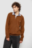 Светр-обманка чоловічий, колір коричневий, 161R924