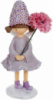 Декоративная статуэтка «Девочка-Лаванда» 10х7.5х20см, полистоун, лиловый