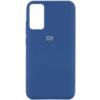 Чохол Silicone Cover Full Protective (AA) Для Xiaomi Redmi Note 10 Pro / 10 Pro Max (Синій / Navy Blue) - купити в SmartEra.ua