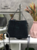Графіт — натуральний замш — стильна сумочка на три відділення — Lady Bags, два ремені в комплекті (0388-1)