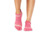 Шкарпетки для йоги ToeSox Full Toe Low Rise Grip Hot Pink Stripe Tie Dye (36-38.5)