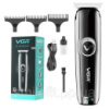 Машинка для стрижки VGR V-168 бездротова з комплектом насадок, Електробритва для голови