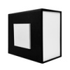 Подарункова картонна коробочка для годинника Boxes чорно-біла (SKU: 1000-0006) для зберігання та пакування