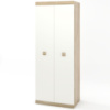 Шкаф распашной 2-х дверный Эверест Соната-800 дуб сонома + белый (DTM-2298)