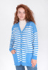 Жіноча кофта на гудзиках, в смужку