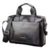 Сумка чоловіча 711107 шкіряна Чорна