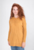 Жіночий помаранчевий светр з капюшоном