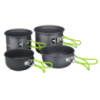 Набір посуду для кемпінгу Starcamp Cookware set 2-3 HX-CK03 black