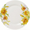Набор 6 фарфоровых обеденных тарелок «Нарцисс» Ø27см