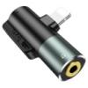 Перехідник Hoco LS32 3.5 to Lightning AUX, Metal gray - купити в SmartEra.ua