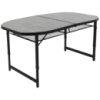 Стол Bo-Camp Northgate Oval 150x80 cm Black/Grey (1404188)