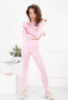 Жіночий світло-рожевий комплект з топу та лосин