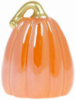 Фарфоровая фигурка «Тыква» 9х5х12см, оранжевый перламутр с золотом