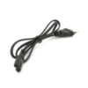 Кабель питания 0.8m, 0.5mm, PC-184/2 CEE7/16-C7 2 pin (для бытовой техники), Black, OEM Q500