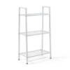 Стелаж-етажерка триярусний з металу 60х33х110см Білий SW-00002103