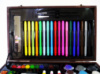 Набор для рисования 123 предмета - Деревянный чемодан