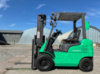 Дизельний навантажувач Mitsubishi KFD15T на нових пневмошинах, 2015 року. Номінальна вантажність 1,5 тонни