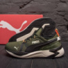 Мужские кроссовки сетка Puma Green 311-19 хаки