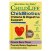 Дитячий імунітет та травлення, 5 млрд КУО, смак ягід, ChildBiotics, Immune&Digestive Support, ChildLife, 30 жувальних таблеток