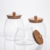 Набор банок для сыпучих продуктов 3 штуки 0.5/0.8/1 л с бамбуковыми крышками 64486-57