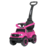 Дитячий електромобіль Ford каталка-толокар з батьківською ручкою Bambi M 4564B-8 Рожевий