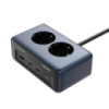 Сетевой фильтр удлинитель Ldnio SE3 USB/ 2 Type-C 45W 2 розетки 2500W 2m black