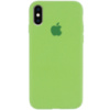 Чохол Silicone Case Full Protective (AA) для Apple iPhone X (5.8 «») / XS (5.8 «») (М'ятний / Mint) - купити в SmartEra.ua